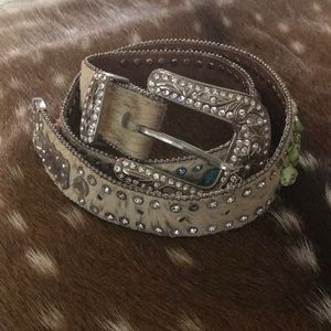 Stone studded belt